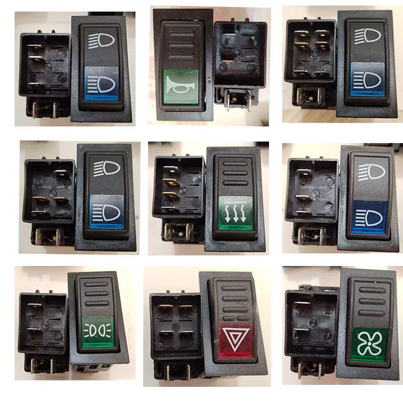 外报提示音翘板开关